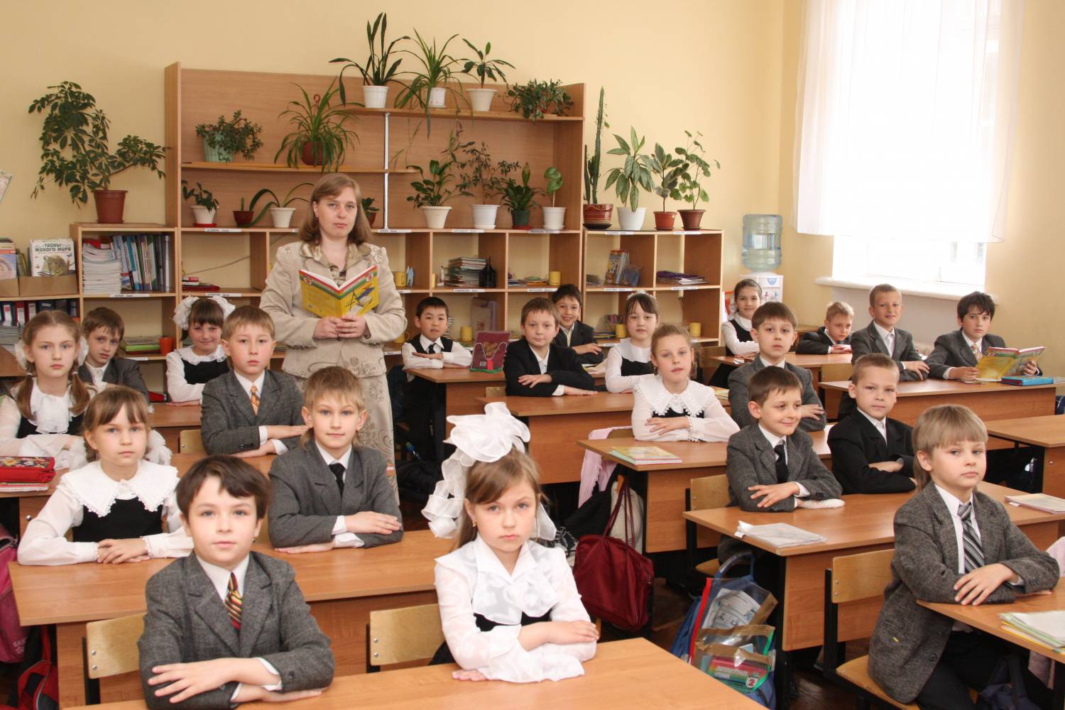 Количество учеников в первом классе
